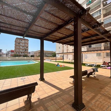 Apartamento 1ª Linea De Playa - Con Piscina Y Parking Playa de Gandia Kültér fotó