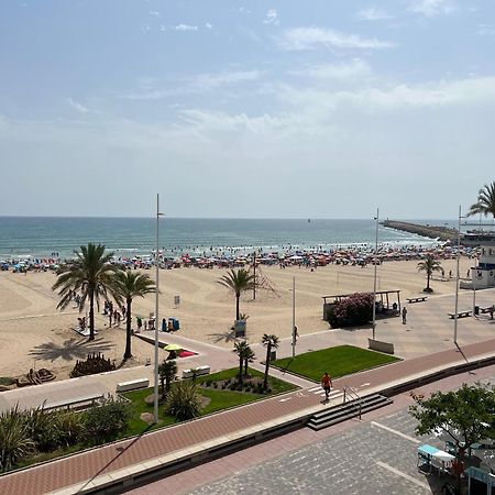 Apartamento 1ª Linea De Playa - Con Piscina Y Parking Playa de Gandia Kültér fotó