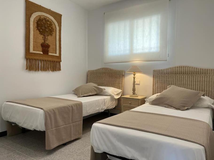 Apartamento 1ª Linea De Playa - Con Piscina Y Parking Playa de Gandia Kültér fotó