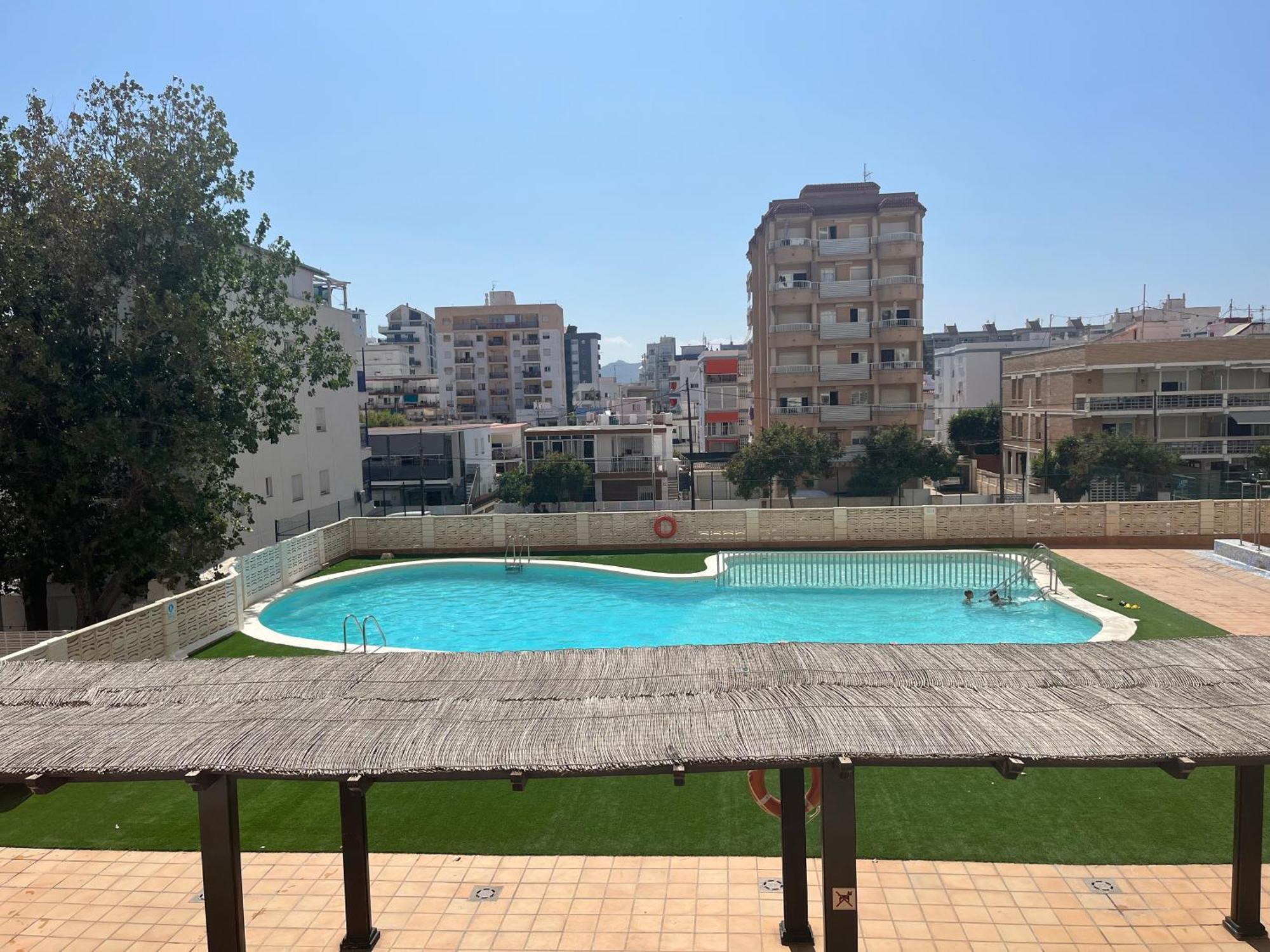 Apartamento 1ª Linea De Playa - Con Piscina Y Parking Playa de Gandia Kültér fotó